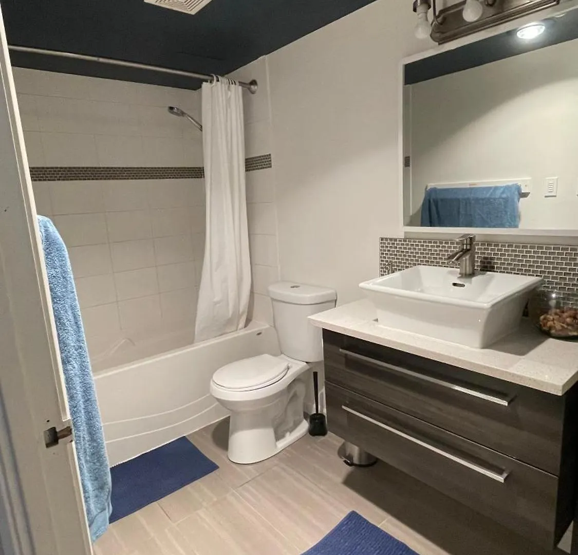 Cosy Place In Downtown With Free Parking - Self Entrance Apartment Calgary Homestay